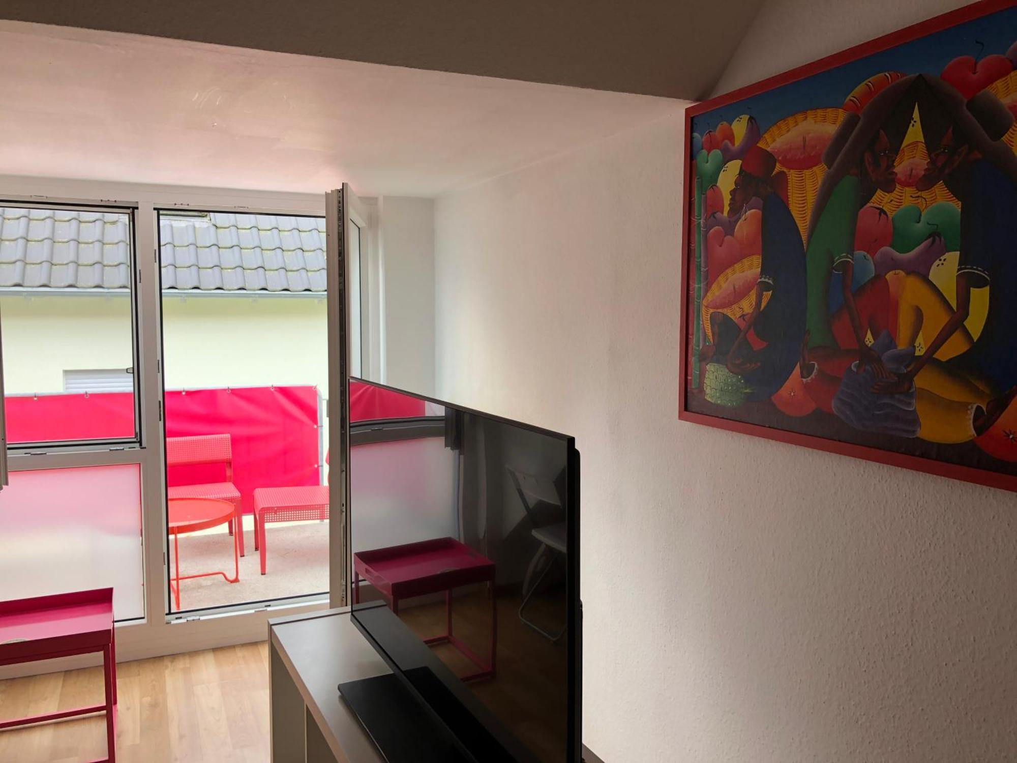 Studio Ochsenfurt Mit Sonnigem Balkon Exteriör bild