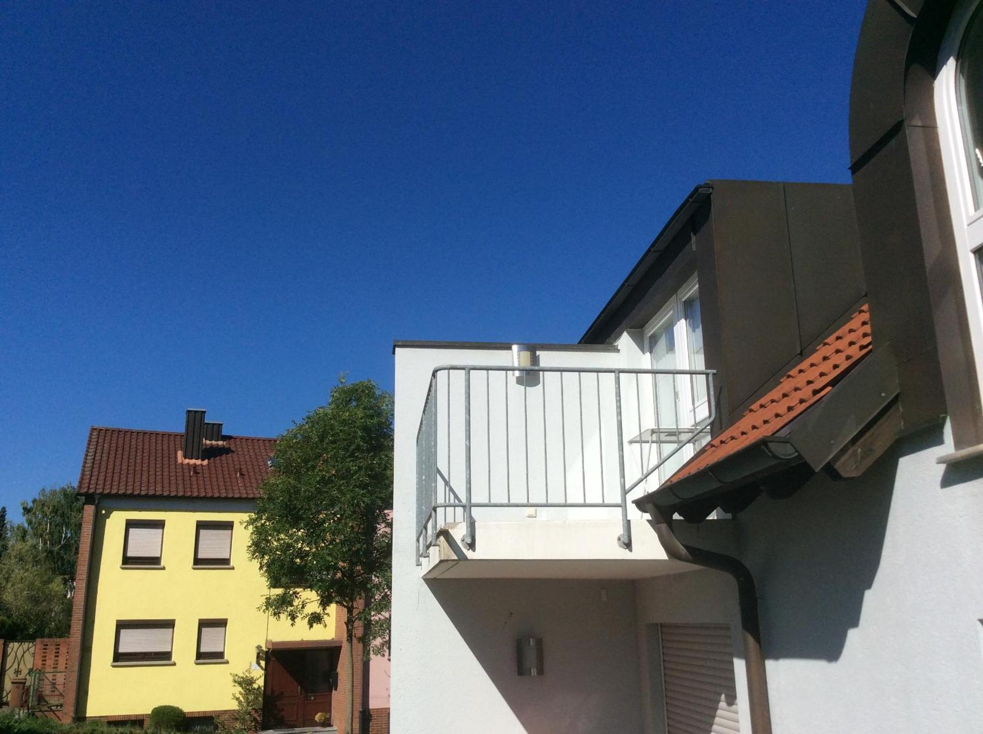 Studio Ochsenfurt Mit Sonnigem Balkon Exteriör bild